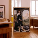 Portrait of a Man - Dutch Baroque Gentleman by Danckerts de Rij canvas wall art - Image 8
