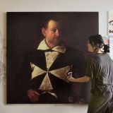 Portrait of Antonio Martelli by Caravaggio — room mockup view 3
