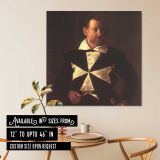 Portrait of Antonio Martelli by Caravaggio — room mockup view 6