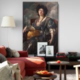 Portrait of Lady Michelham - Seated Aristocratic Woman (1905) By Jacques-Emile Blanche canvas wall art