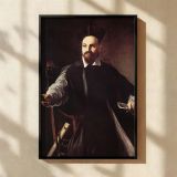 Portrait of Maffeo Barberini - Refined Noble Pose by Caravaggio canvas wall art - Image 2