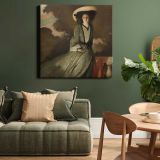 Portrait of Mrs. John White Alexander by John White Alexander — room mockup view 15