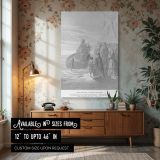 Preaching at Galilee - Gospel Moment on the Shore by Dore canvas wall art