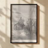 Preaching at Galilee - Gospel Moment on the Shore by Dore canvas wall art - Image 2