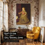 Prince Baltasar Carlos in Silver - Velazquez Royal Child with Cane and Hat canvas wall art - Image 3
