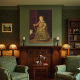 Prince Baltasar Carlos in Silver - Velazquez Royal Child with Cane and Hat canvas wall art - Image 4