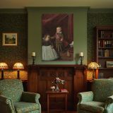 Prince Baltasar with Dwarf - Velazquez Royal Scene with Child and Companion canvas wall art - Image 4