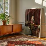 Prince Baltasar with Dwarf - Velazquez Royal Scene with Child and Companion canvas wall art - Image 6