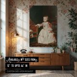 Prince Philip Prospero - Velazquez Fragile Spanish Royal Child Portrait canvas wall art