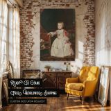 Prince Philip Prospero - Velazquez Fragile Spanish Royal Child Portrait canvas wall art - Image 3