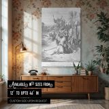 Prodigal Son Returns - Forgiveness and Embrace by Gustave Dore canvas wall art