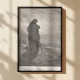 Prophet Amos Preaching - Gustave Dore Morning Horizon Scene canvas wall art - Image 2