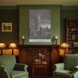 Prophet Ezekiel Preaching - Gustave Dore Vision with Dramatic Sky canvas wall art - Image 4