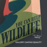 Protect Wildlife - Vintage Panda Hugging Tree Design canvas wall art - Image 3