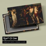 Pylades and Orestes Brought as Victims Before Iphigenia by Benjamin West - canvas rear frame and hanging hardware