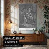 Raising of Lazarus - Resurrection Miracle by Gustave Dore canvas wall art
