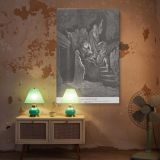 Raising of Lazarus - Resurrection Miracle by Gustave Dore canvas wall art - Image 5