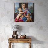 RAPHAEL'S The Garvagh Madonna (1509–1510) — room mockup view 1