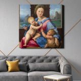 RAPHAEL'S The Garvagh Madonna (1509–1510) — room mockup view 21