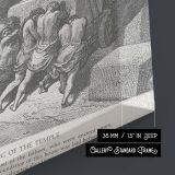 Rebuilding the Temple - Gustave Dore Biblical Laborers and Stones canvas wall art - Image 8