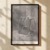 Remains of Jezebel - Gustave Dore Post-Judgment Scene in Ruins canvas wall art - Image 2