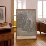 Remains of Jezebel - Gustave Dore Post-Judgment Scene in Ruins canvas wall art - Image 7