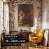 Return of the Prodigal Son - Rembrandt Golden Earth Tones and Grace canvas wall art - Image 3