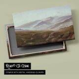 Riesengebirge (memories of the Riesengebirge ) by Caspar David Friedrich - canvas rear frame and hanging hardware