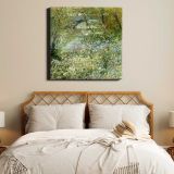 River Bank in Springtime (1887) — room mockup view 17
