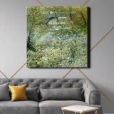 River Bank in Springtime (1887) — room mockup view 21