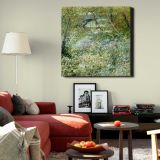 River Bank in Springtime (1887) — room mockup view 22