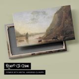 River Bank with Cows by Aelbert Cuyp - canvas rear frame and hanging hardware