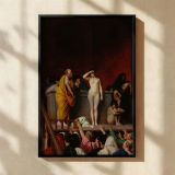 Roman Slave Market - Jean-Leon GerOme Classical Scene with Drama canvas wall art - Image 2