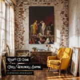 Roman Slave Market - Jean-Leon GerOme Classical Scene with Drama canvas wall art - Image 3