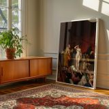 Roman Slave Market - Jean-Leon GerOme Classical Scene with Drama canvas wall art - Image 6