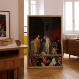 Roman Slave Market - Jean-Leon GerOme Classical Scene with Drama canvas wall art - Image 7
