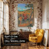 Rural Festival by Ker Xavier Roussel - Joyous Figures in Red and Green Pastoral Setting canvas wall art - Image 3