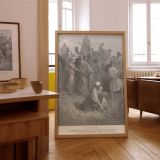 Ruth and Boaz in Harvest - Gustave Dore Field Blessing Scene canvas wall art - Image 7