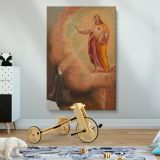 Sacred Heart Apparition - Vision to Nun in Clouds canvas wall art - Image 2