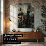 Sailor Crew at Sea by Henry Scott Tuke - Ocean Action with Weathered Figures canvas wall art