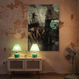 Sailor Crew at Sea by Henry Scott Tuke - Ocean Action with Weathered Figures canvas wall art - Image 5