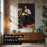 Saint Catherine of Alexandria - Caravaggio Martyr with Sword and Wheel canvas wall art