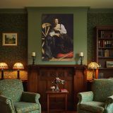 Saint Catherine of Alexandria - Caravaggio Martyr with Sword and Wheel canvas wall art - Image 4