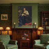Saint Catherine of Alexandria - Sword and Wheel Scene by Caravaggio canvas wall art - Image 4