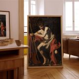 Saint John in the Wilderness - Solitude and Reflection by Caravaggio canvas wall art - Image 7