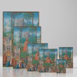 Saint John the Baptist - Illuminated Manuscript Scene canvas wall art - Image 4