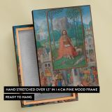 Saint John the Baptist - Illuminated Manuscript Scene canvas wall art - Image 6