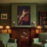 Saint John the Baptist - Red Drapery Wilderness Scene by Caravaggio canvas wall art - Image 4