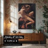 Saint John the Baptist - Youthful Wilderness Scene by Caravaggio canvas wall art