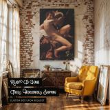 Saint John the Baptist - Youthful Wilderness Scene by Caravaggio canvas wall art - Image 3